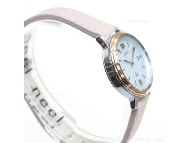 ORIENT iO Natural & Plain RN-WG0416S Quartz Solar Watch Pink Leather Band 27.6mm