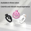 Men's CB Lock Resin Chastity Lock with Catheter Penis Lock Gay Cuckold Urethral Sex Toys BDSM