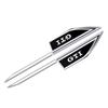 lmn1 ·2Pcs Volkswagen Exclusive Car Fender Metal Emblem Stickers For VW GTI Polo Golf Passat Tiguan Arteon Touareg Taigo Caddy Jetta