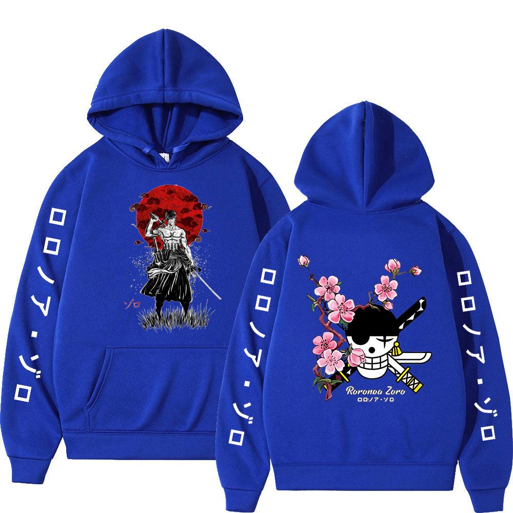 Japonské Anime Luffy Roronoa Zoro Sanji Harajuku Mikiny Pánské Dámské Ležérní Móda Unisex Mikina Pánský Top