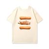 Classic Cute Cat Sandwich Meme T Shirt Women Harajuku Style Graphic Tee Fit Casual Short Sleeve Summer Top