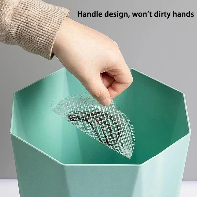 5/50PCS Disposable Floor Drain Sticker Anti-blocking Filter Screen Hair Catcher Drain Stopper Cover Kitchen Bathroom Accessories