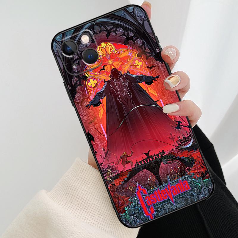 Castlevania Phone Case For iPhone 11 12 13 14 15 16 Pro Max Mini X XR XS Max Plus Cover Funda