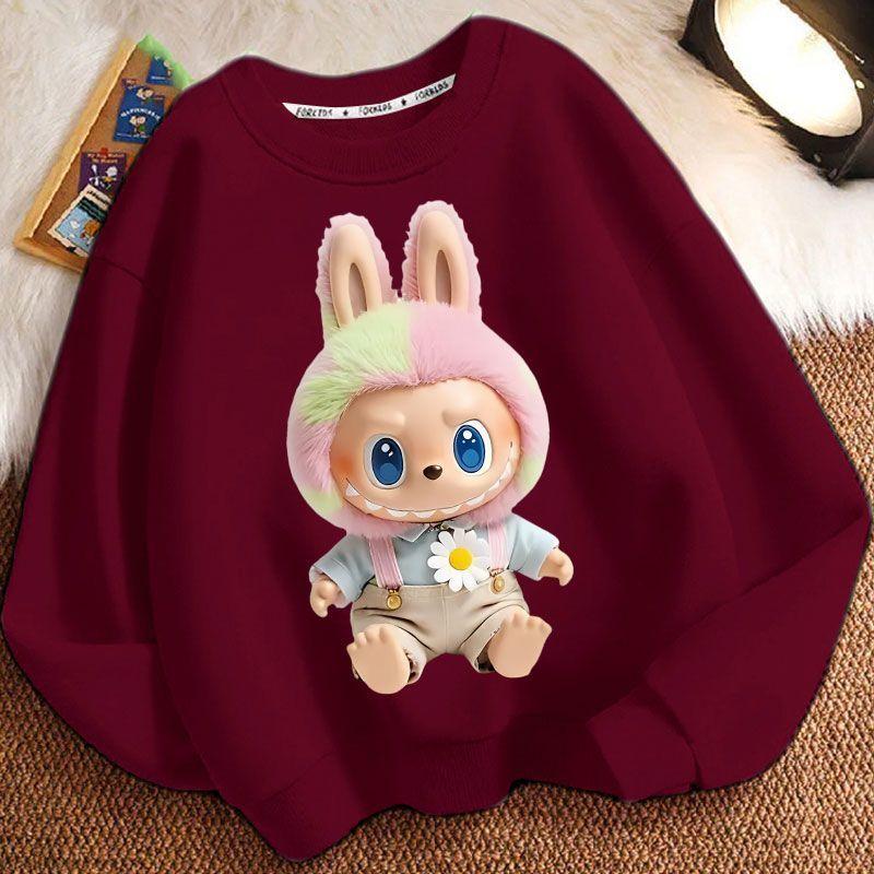 Barneklær Sweatshirts, Langermet Sweatshirts for Gutter og Jenter Om Våren og Høsten