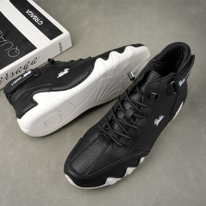 Fashion Men's Ankle Boots, Outdoor Lightweight Casual Leather Shoes, Spring and Autumn Luxury Women's Shoes, 2024 Anti High Top Sports S