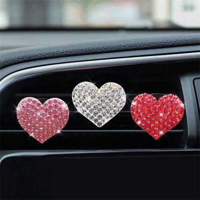 Décoration de Sortie d'Air en Forme de Cœur Clip d'Aromathérapie pour Voiture Diffuseur d'Arôme pour Voiture Clip Parfum pour Voiture