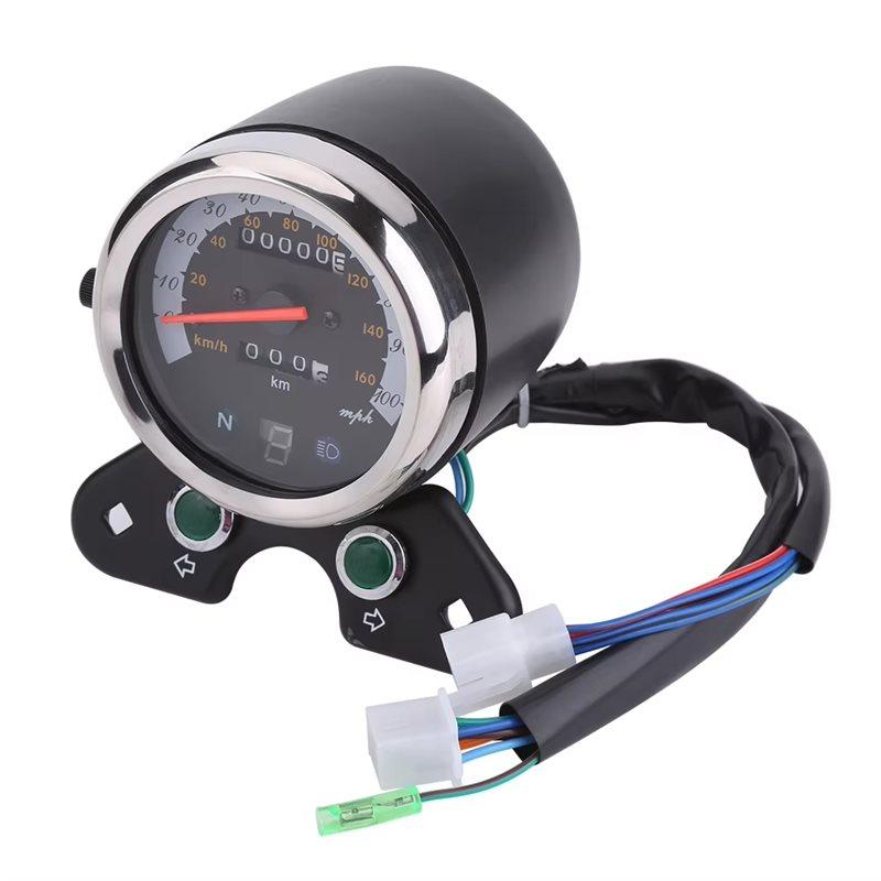 Universal für Suzuki GN125 TU250 Motorrad Tacho Kilometerzähler Retro Modifikationsinstrument