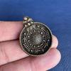 Tibetan Style Brass Plate Twelve Zodiac Nine Palace Vajra Buddha Pendant Hanging Ornament
