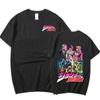 T Shirt Cool JoJo Bizarre Adventure Graphic Print Tee Homme Japanese Hot Anime Style Tshirt Plus Size Soft Tops T-Shirt Men