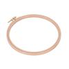 Beech Wood Cross Stitch Hoop Gold Plated Brass Screw DIY Embroidery Hoop  For Punch Needle Craft