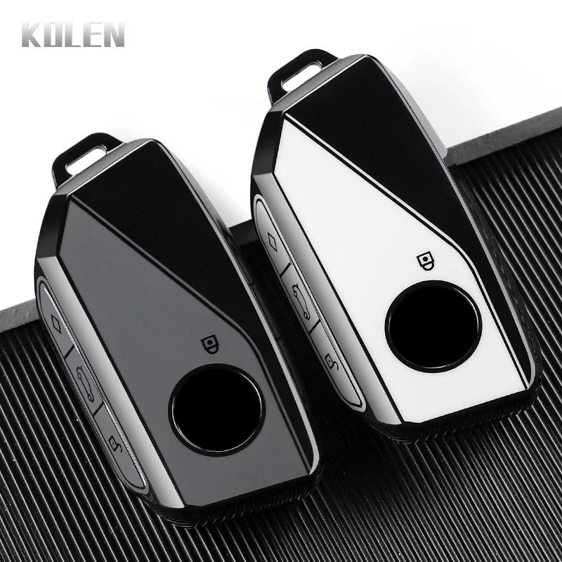 New Tpu Car Key Case Cover For Bmw I7 X7 G07 Lci Ix I20 X1 X3 X5 U11 5 7 Series G70 G09 Xm U06 G81 M3 Protected Shell Keychain