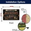 Personalized Metal Sign Custom Text Welcome Plaque Garden Wall Decor