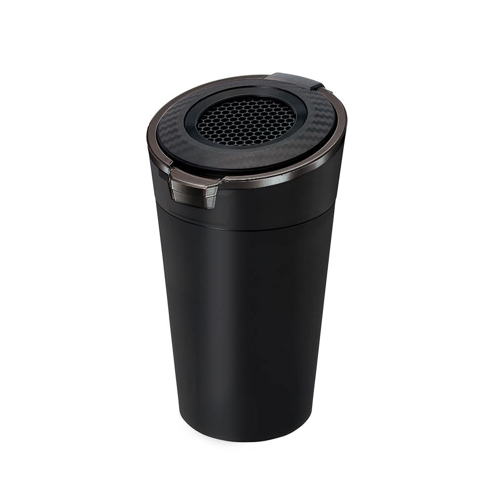 Seikou Sangyo EXEA Car Interior Accessories Ashtray Solar Light Ash Carbon ED-250
