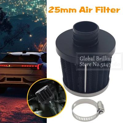 Black Air Filter Parking Heater 25mm Removable And Washable Filter Air Filter High Flow Car Accessories For Webasto Eberspacher