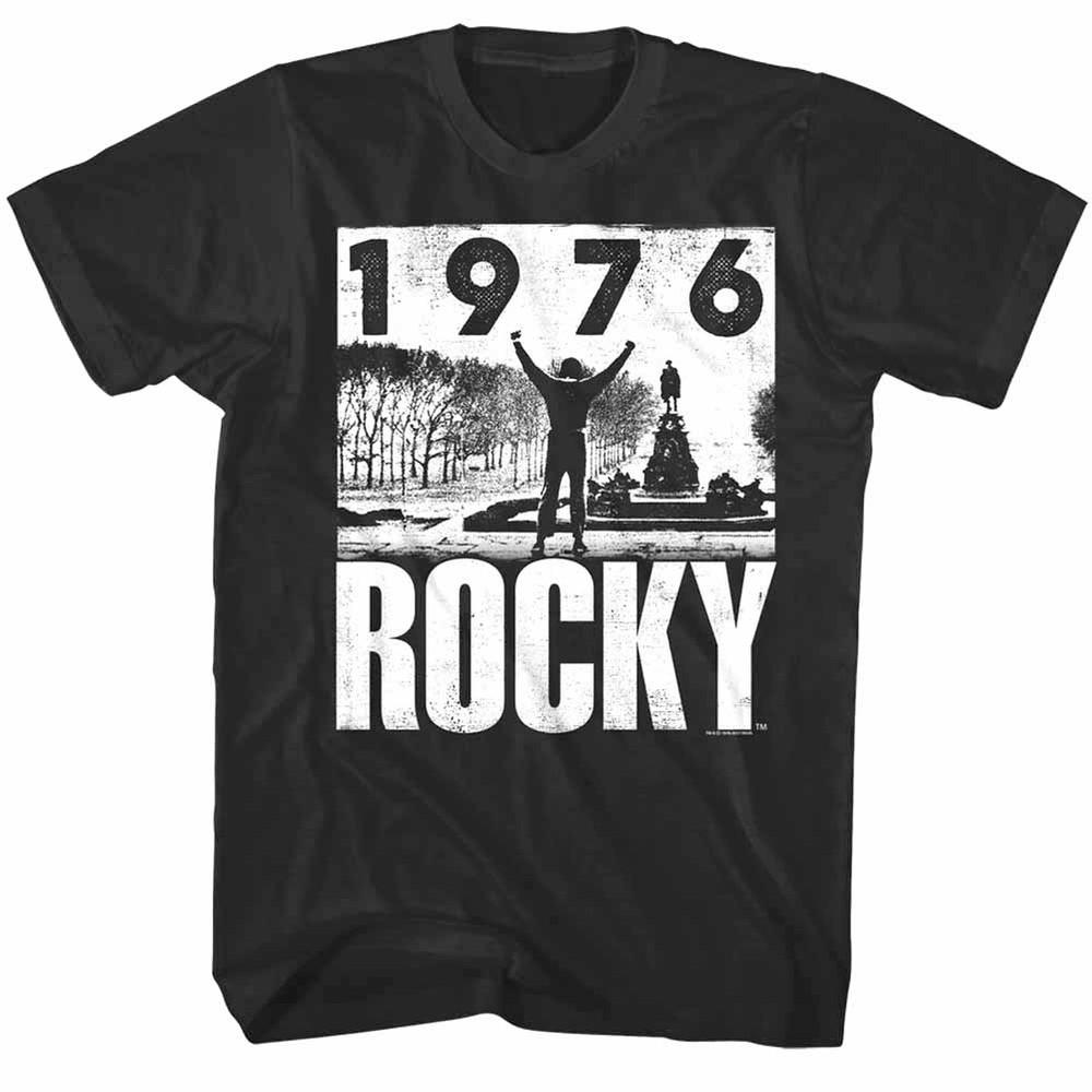 Rocky Balboa Statue Pose Philadelphia 1976 Vintage Men s T-shirt Boxer Stallone Unisex T-Shirt M