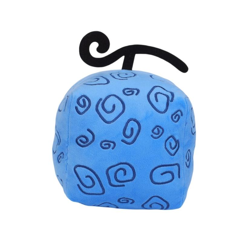 Blox Fruits Plush Toy In Purple Leopard Print Box Soft And Fuzzy Stuffed Animal For Kids 15cm Height