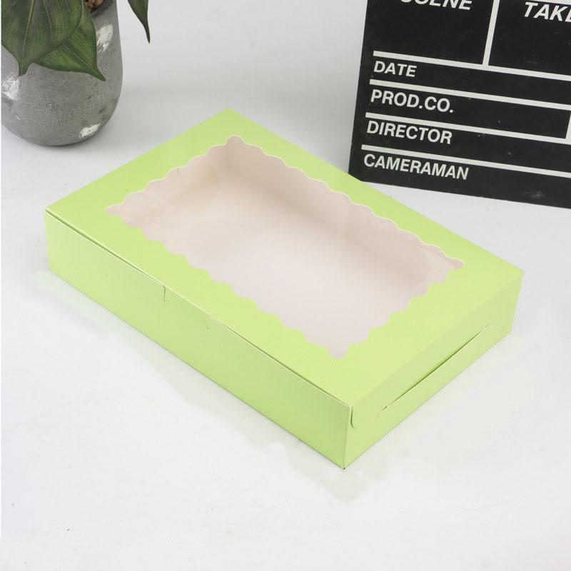 WTEMPO Faltbare Klarsichtfenster Geschenkboxen DIY Einfach Elegant Universelle Verpackungsboxen Ideal für die Aufbewahrung und das Verschenken empfindlicher Gegenstände