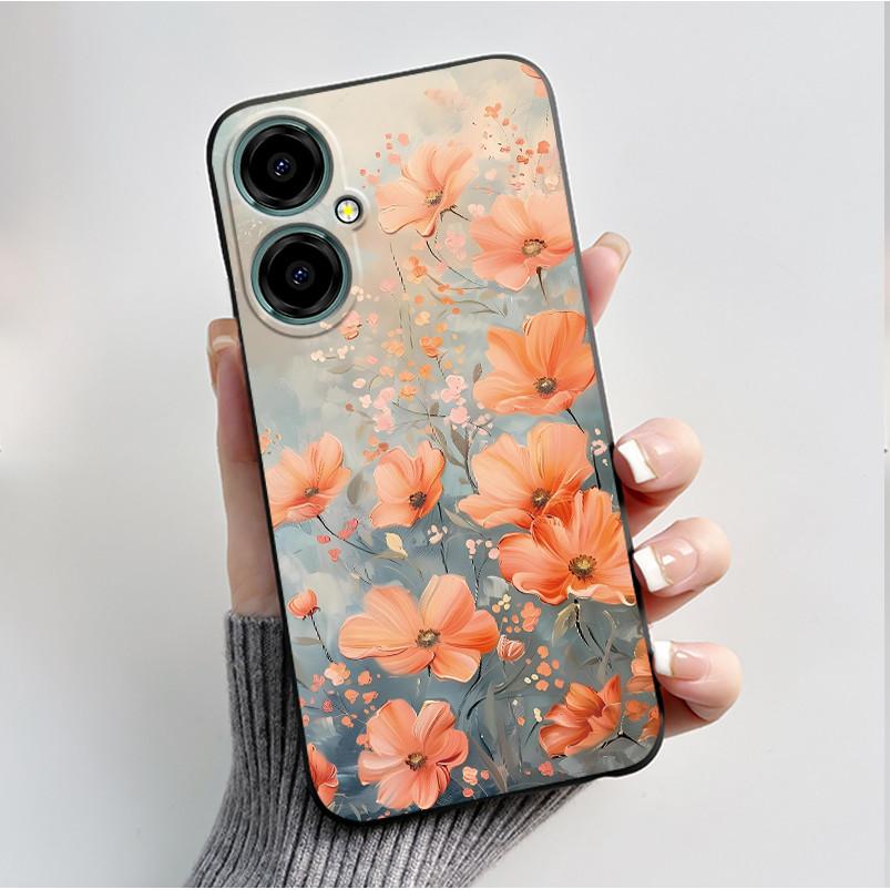 Luxury Fashion Butterfly Flowers Cases For BLU G64 Phone Case Shock Proof Black Soft Silicone Back Cover For BLU G64 G 64 Fundas