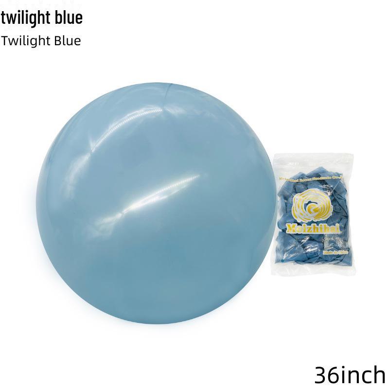 36-Inch Thickened Latex Round Macaron Balloon for Birthday Party Decoration