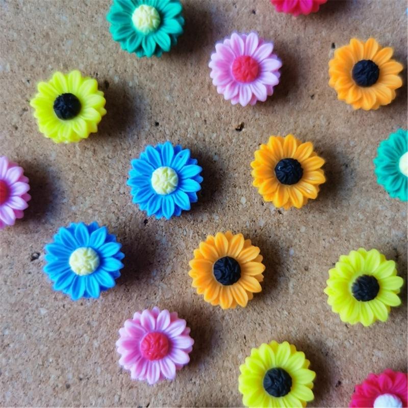 Decorative Push Pins 20/30Pcs Resin Pushpin Cork Notice Board Thumb Tacks for Office School Bulletin Board Cork Board