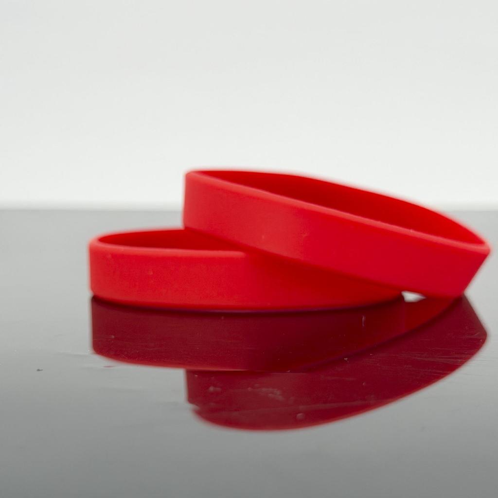 Braccialetto in Silicone Luminoso - Colore Unico, Senza Scritte, per Bambini e Adulti