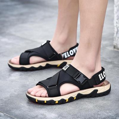 Herren Atmungsaktive Rutschfeste Sommer Freizeit Sandalen für Strand, Reise und Sport