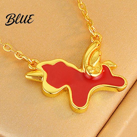 Flying Horse Necklace Oil Dripping Pendant Lightweight Hypoallergenic 2026 New