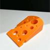 Multipurpose Cheese Door Stoppers Nonslip Decorative Household Item Lovely Home Addition Synthetic Resin Texture for Pet Owners