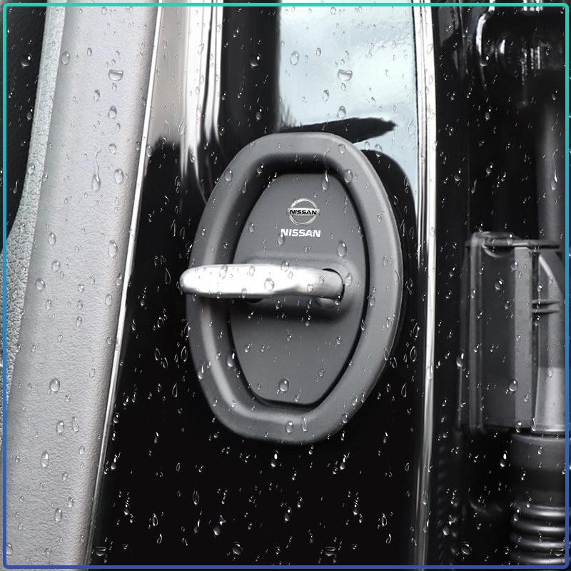 4 Stück Auto Türschloss Schutzabdeckung Türschloss Abdeckung Hülle Auto Styling Für Nissan Nismo Tiida Sylphy Teana X Trail T30 T32 Almera Qashqai J10 J11 GTR