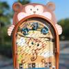 Pinball Game Classic Educational Toy Random Color Cute Animal Frog Shape Pinball Machine for Kids