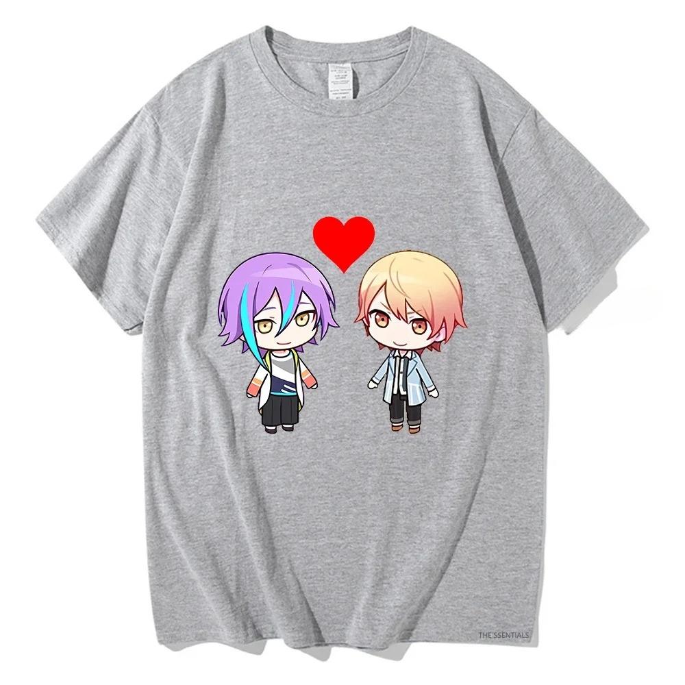 Cartoon Ruikasa T Shirts Kawaii Anime MenWomen T-Shirt Funny Manga Clothes Unisex Tees Vintage Graphic Tops S серый 1980₽