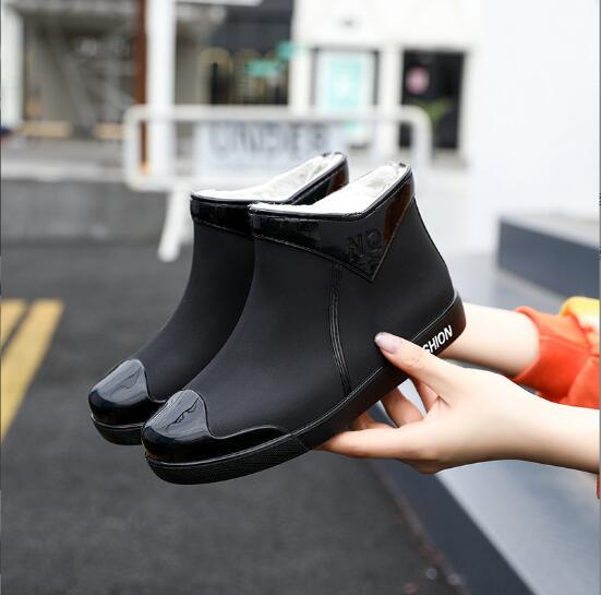 Fashion 2024Shoes Women  Fashion Non Slip Waterproof Rain Boots Tube Rain Boots Boots for Women Waterproof Work Botas De Caza Espanolas