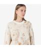 LACOSTE Women'S Flower Jacquard Intarsia Sweater Af2587-54N Id2