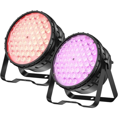 BETOPPER 54x4W 4-in-1 RGBW LED Stage Light, CRI/RA>92, High CRI, 5000 Lumens, Spotlight, Dimmable, Disco Light, Par Light, DJ Light, Party Light, Kara