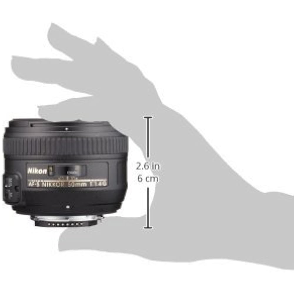 Nikon Single Focus Lens AF-S NIKKOR 50mm f/1.4g Full Size Compatible