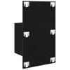 Nightstand Set of 2 Black Oak Effect 50 X 32.5 X 80 Cm