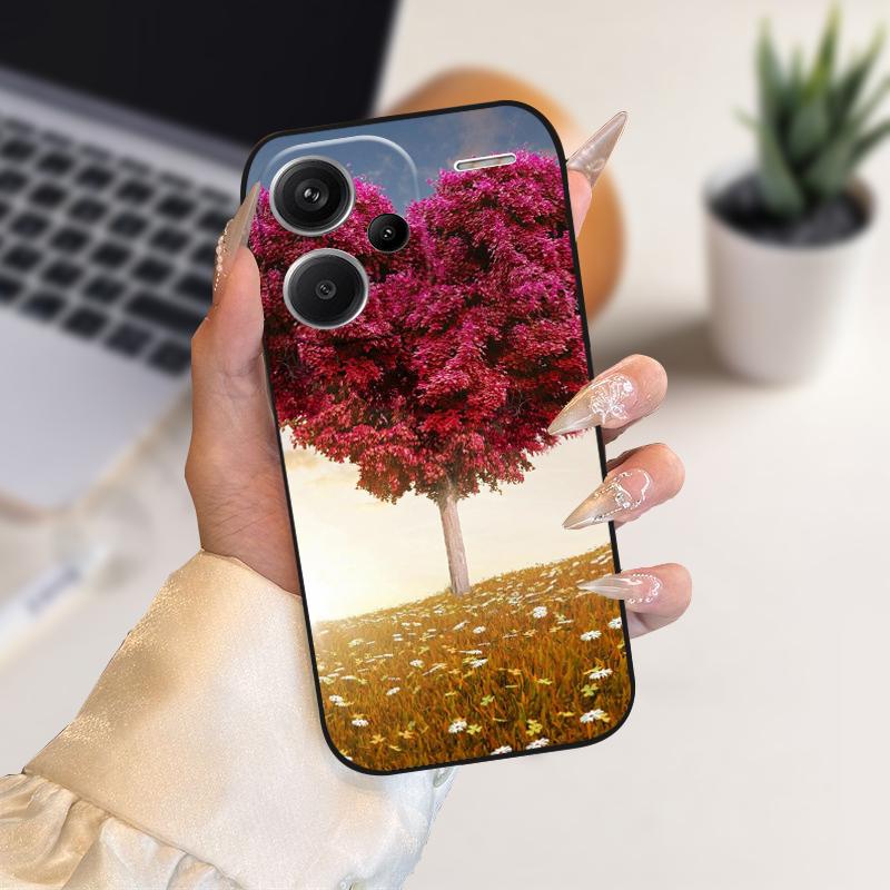 Cases For Redmi Note 13 Pro 4G 5G Soft TPU Silicone Phone Cover For Redmi Note 13 Pro+ Fundas 13 Pro Plus Protective Bumper Case
