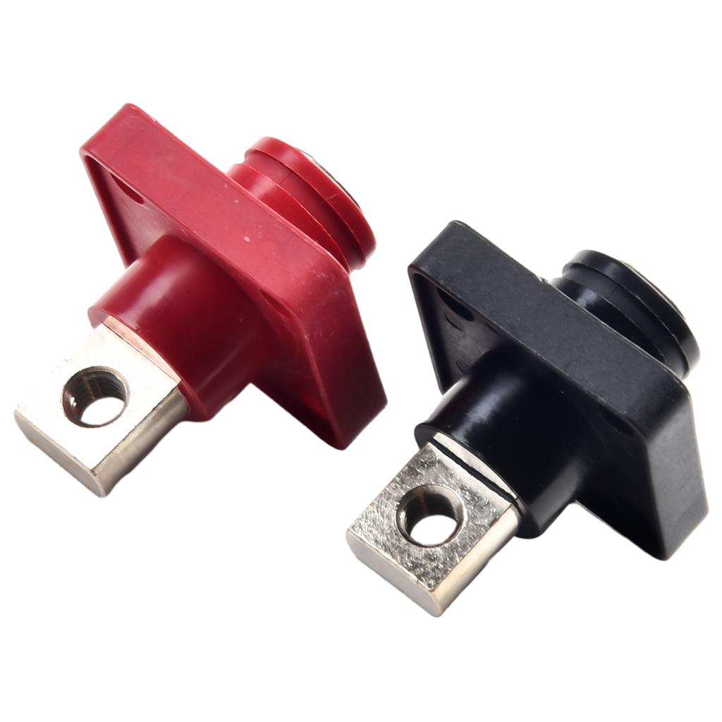2Pcs 120A 200A 300A 400A All-Copper Lithium Battery Terminal Connector Energy Storage Terminal Battery Connector Adapter