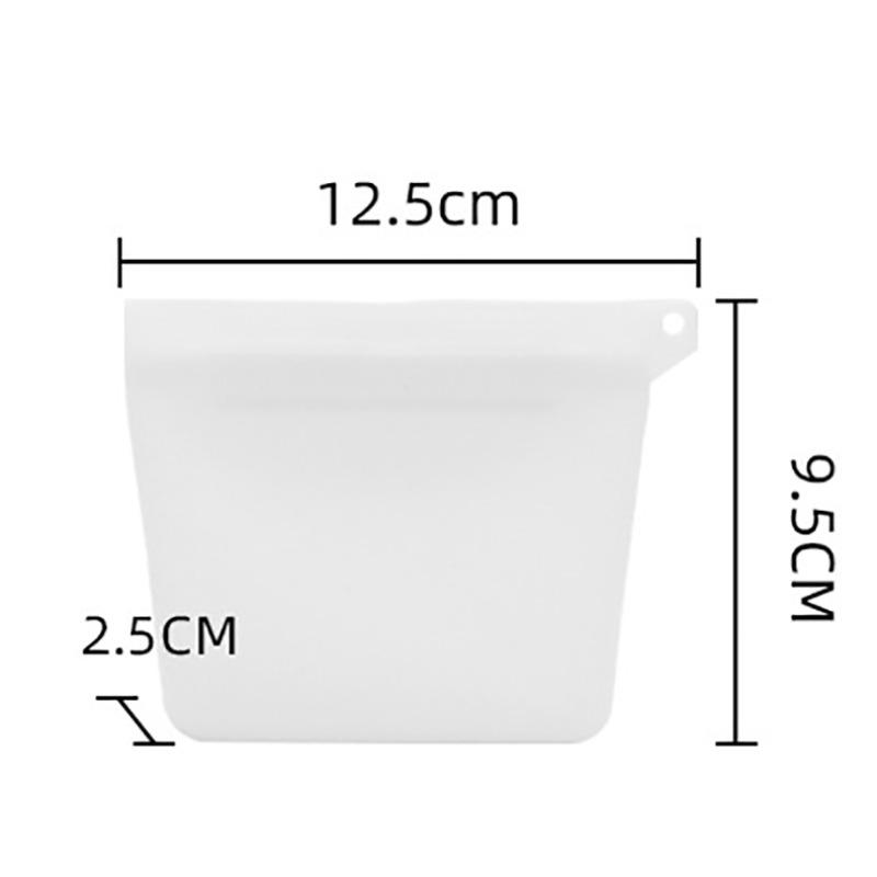 Dog Food Bag Waterproof Moisture-proof Pet Outdoor Training Dog Food Bag Dog Cat Silicone Snack Bag Storage Bag Pet Supplies