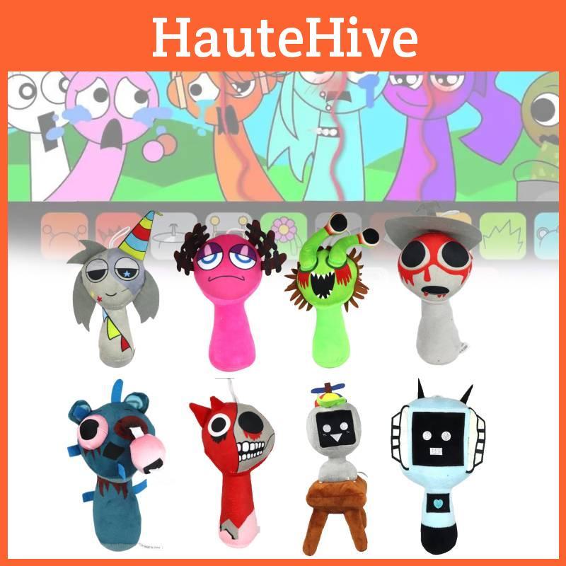 Plush Toys Sprunki Boys Children Festival Game Cartoon Funny Color Dolls Gifts