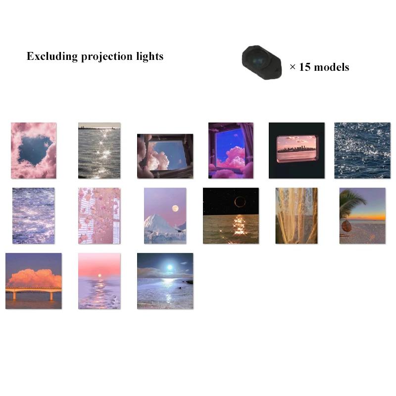 Projection Lamp Sheets Decoration Indoor Projector Light Pictures Reusable Holiday Party Lighting Decorative Replacement