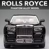 1/24 Rolls Royce Phantom Diecast Spielzeugautos Modell Simulierte Rückzieh Limousine Zinklegierung Metall Spielzeugauto für Kinder Geschenke Sammlung