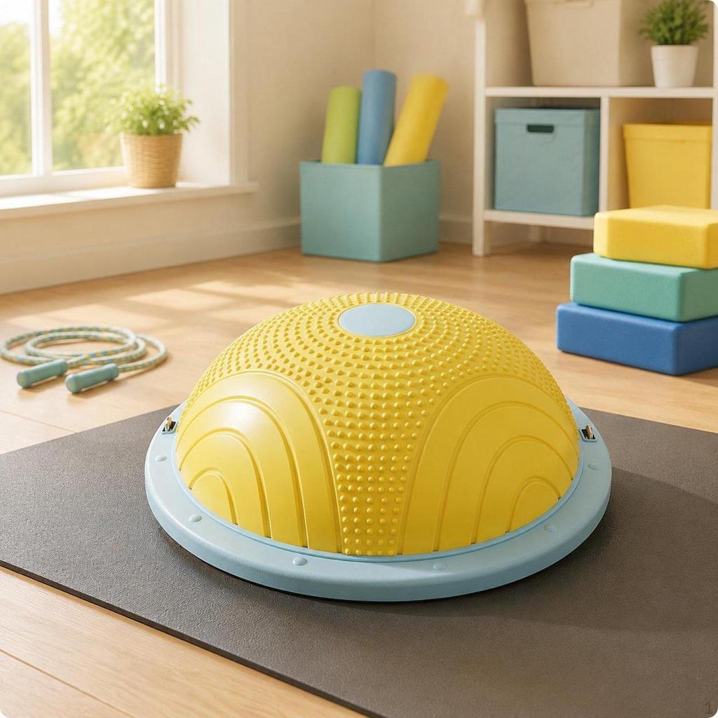Half Dome Balance Ball Nonslip Base AntiSlip Fitness for Kids, Indoor, Home