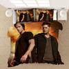 Supernatural Bedding Set Duvet Covers Supernatural TV Series Sam Dean Comforter Bedding Sets Bedclothes Bed Linen(NO Sheet)