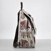 Women's Retro Canvas Floral Backpack - Lightweight, Handwoven & Versatile for College Students