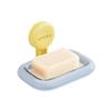 Wall Mounted Soap Dish Holder Non Perforated Soap Storage Tray Suction Cup Soap Box  Bathroom