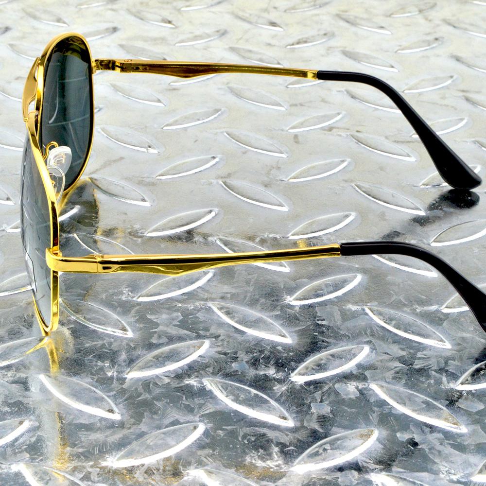 Al-mg Alloy Frame Oversized Double Bridge Polarized Sunglasses
