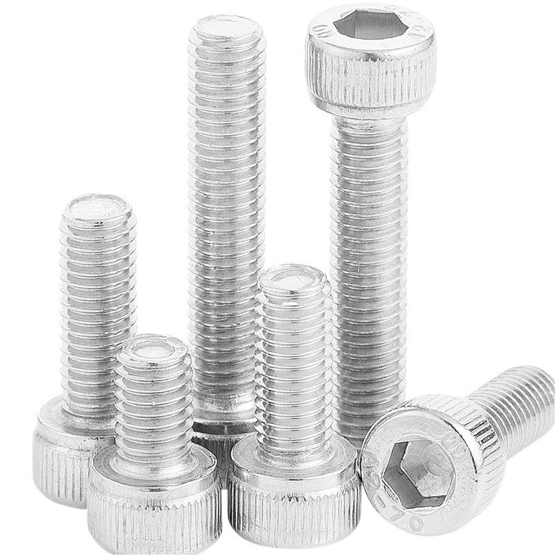 Šrouby s válcovou hlavou s vnitřním šestihranem z nerezové oceli 304