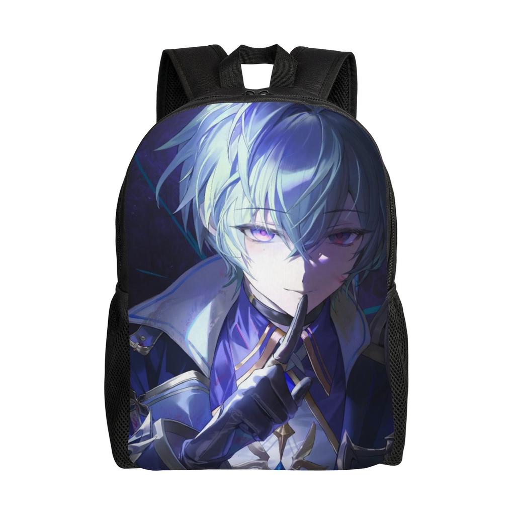 Lohen Game Classical Backpack Lightweight Student Work Genshins Impacts Daypack for Men Women Laptop Computer Canvas Bags