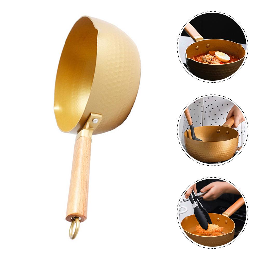 Snow Pan Milk Warmer Pot Small Nonstick Household Multi-functional Heating Sauce Without Lid Non-stick